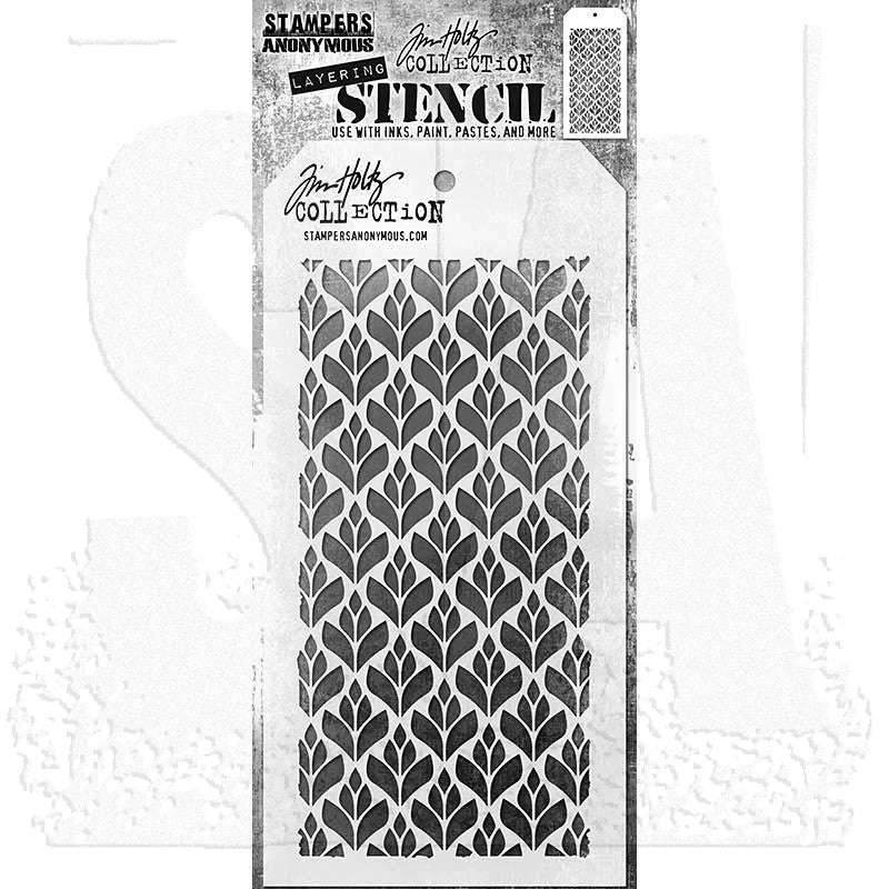 Tim Holtz - Stamper Anonymous - Layering Stencil - Deco Floral - THS182