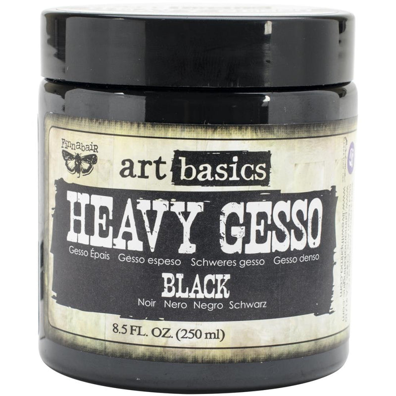 Prima - Finnabair - Art Basics Heavy Gesso 8.5oz - Black