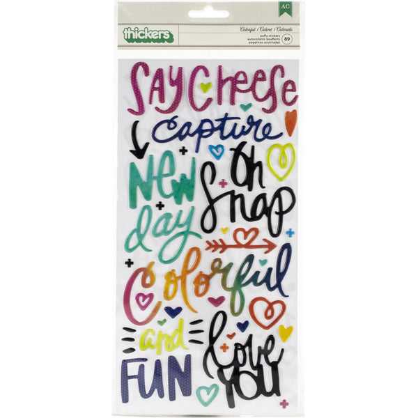 Vicki Boutin - Color Kaleidoscope - Thickers - Colorful Phrase/Puffy
