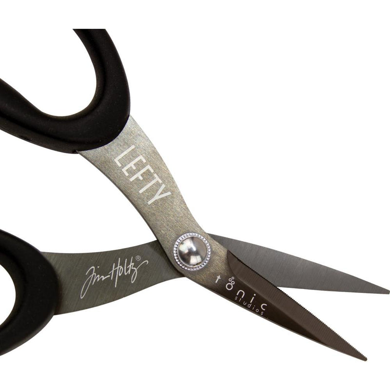 Tim Holtz - Tonic Studios - Non-Stick Titanium Micro Serrated Scissors 7" - Left Hand