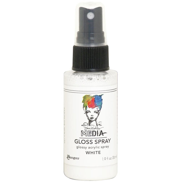 Dina Wakley  - Media Gloss Sprays 2oz - White