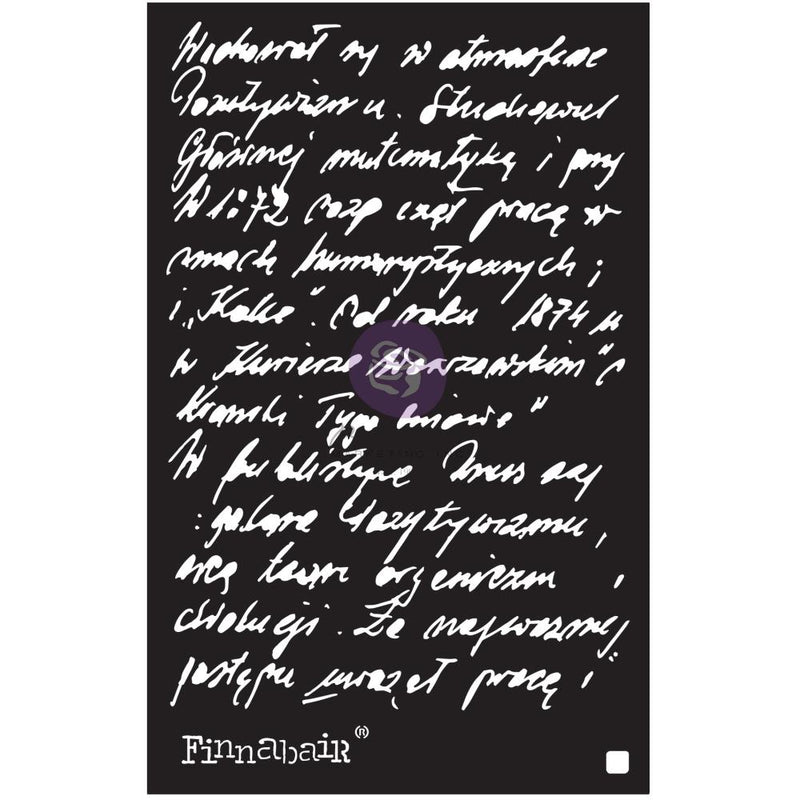 Prima - Finnabair - Stencil 6"X9" - Ghostwriter