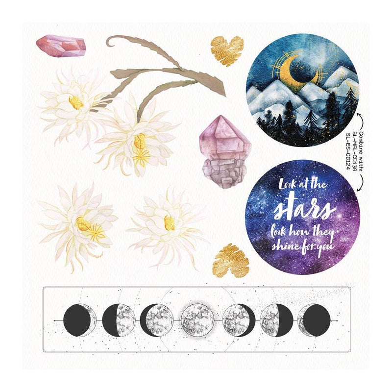 Studio Light - Moon Flower Die-Cut Block - NR. 20