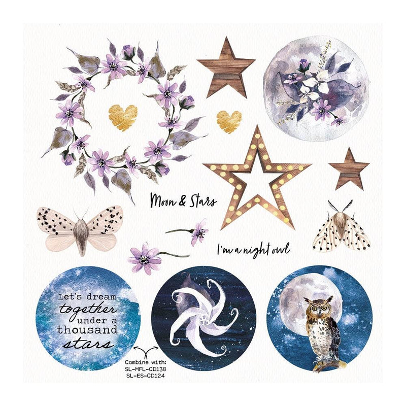 Studio Light - Moon Flower Die-Cut Block - NR. 20