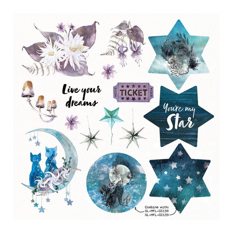 Studio Light - Moon Flower Die-Cut Block - NR. 20