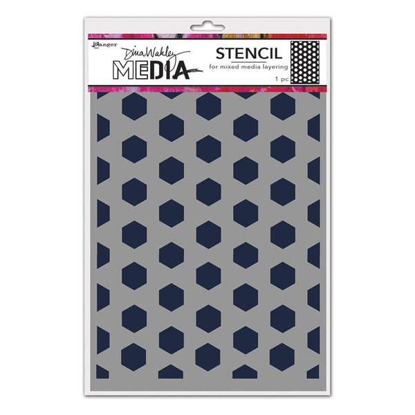 Dina Wakley - Media Stencil 9"X6"- Fence