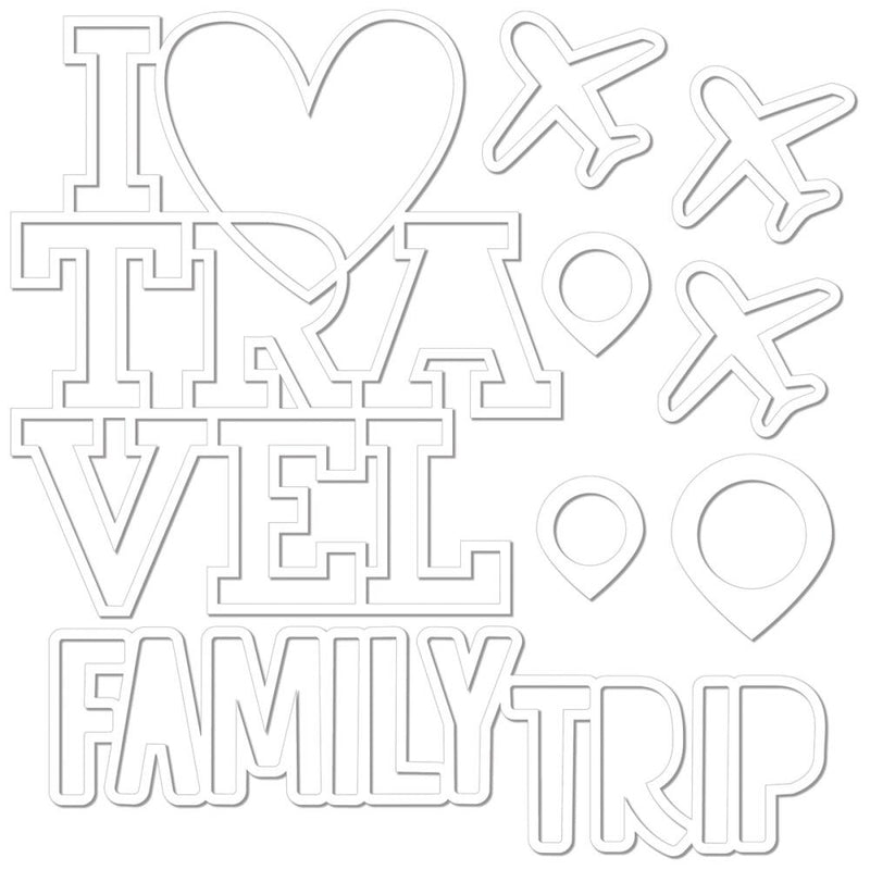 Bella Blvd - Time To Travel - Cut-Outs - I Love Travel