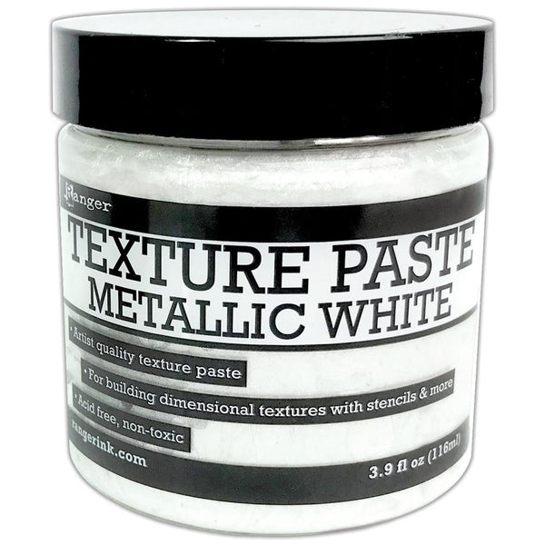 Ranger - Texture Paste 3.9oz - Metallic White