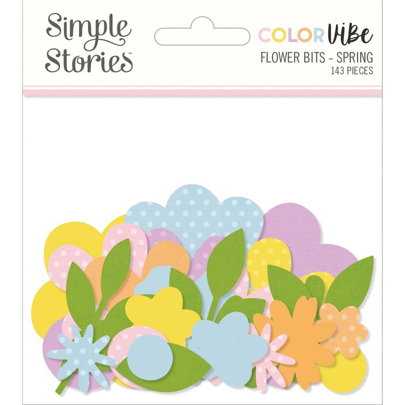 Simple Stories - Color Vibe - Flower Bits - Spring