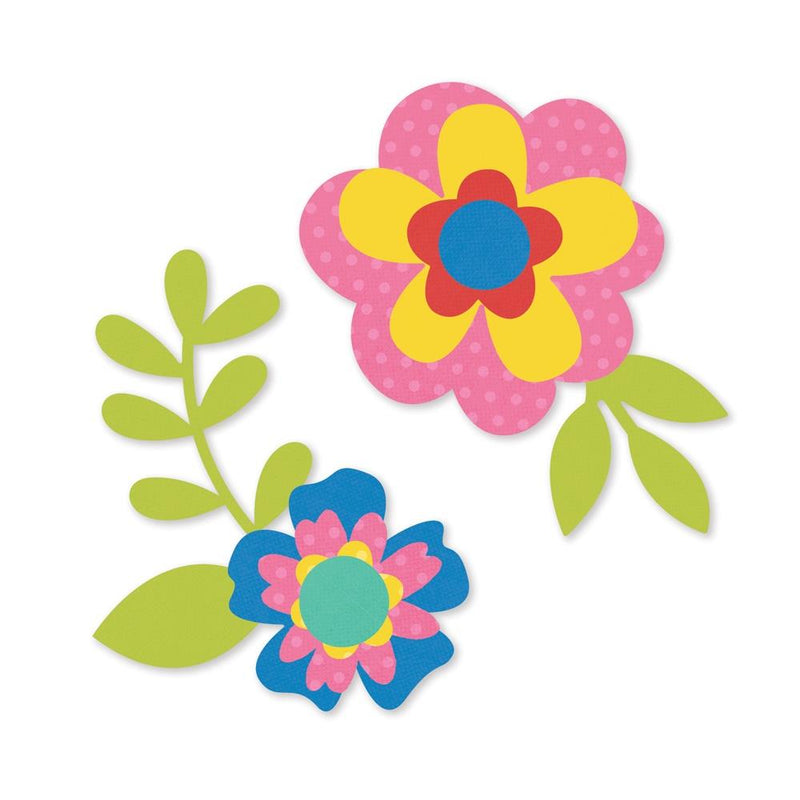 Simple Stories - Color Vibe - Flower Bits - Summer