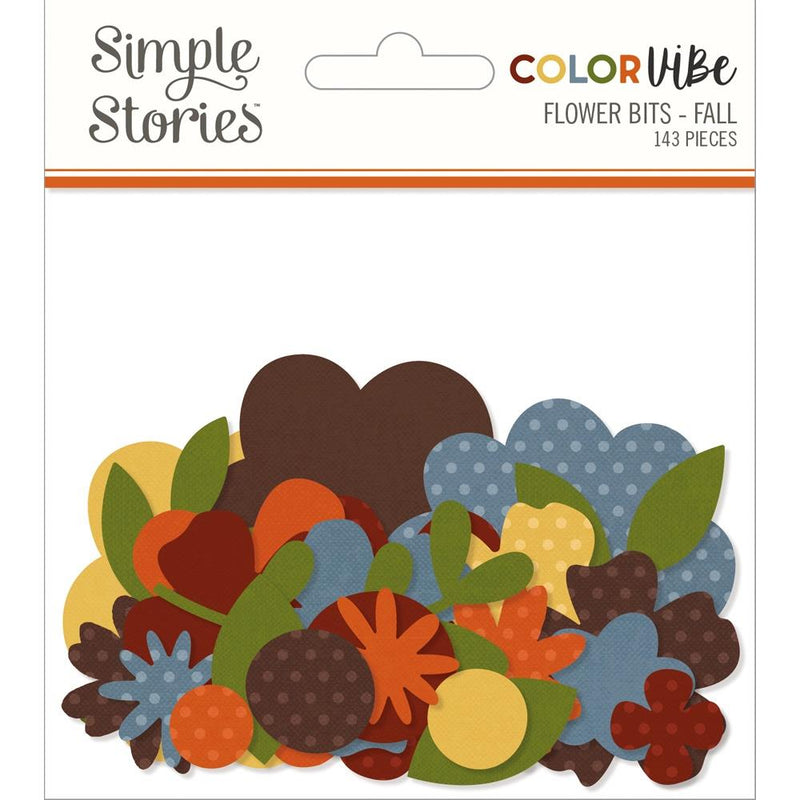 Simple Stories - Color Vibe - Flower Bits - Fall