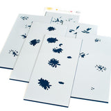 Pinkfresh Studio - Stencils 4"X9" - Chrysanthemum Layering