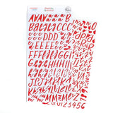 Pinkfresh Studio - Happy Holidays - Puffy Alpha Stickers