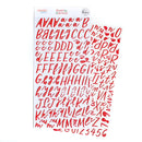 Pinkfresh Studio - Happy Holidays - Puffy Alpha Stickers