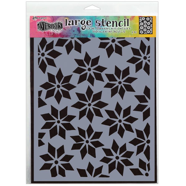 Dyan Reaveley's - Dylusions Stencils 9"X12" - Star Flurry