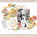 Pinkfresh Studio - Stencils 4"X9" - Chrysanthemum Layering