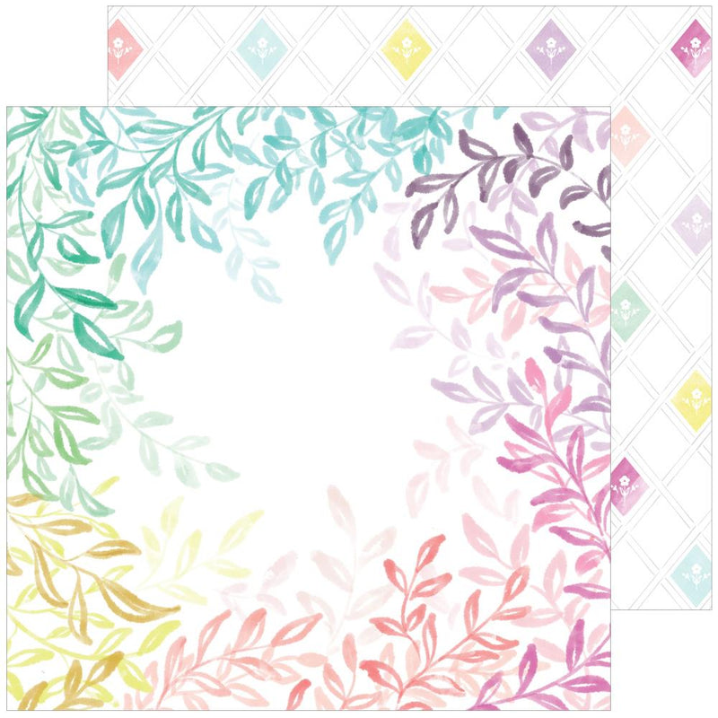 Pinkfresh Studio - Delightful - 12 x 12 Double Sided Paper - Chase Beauty