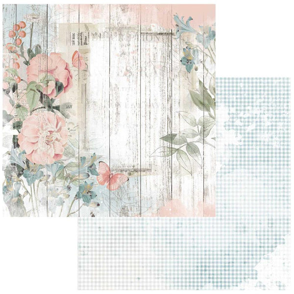 49 and Market - Vintage Artistry Tranquility - Double-Sided Cardstock 12"X12" - Restful Notions