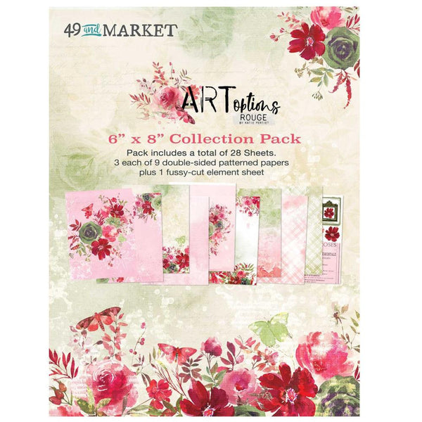 49 and Market - ARToptions Rouge - Collection Pack 6"X8"