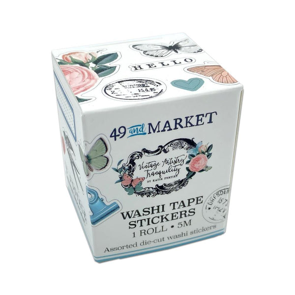 49 and Market - Vintage Artistry Tranquility - Washi Sticker Roll