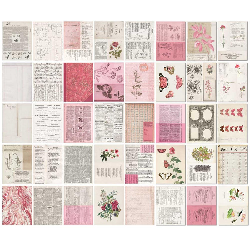 49 and Market - Color Swatch: Blossom - Collage Sheets 6"X8" 40/Pkg