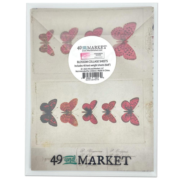 49 and Market - Color Swatch: Blossom - Collage Sheets 6"X8" 40/Pkg