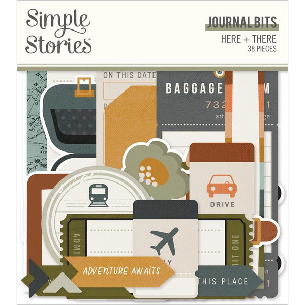 Simple Stories - Here & There - Journal Bits & Pieces