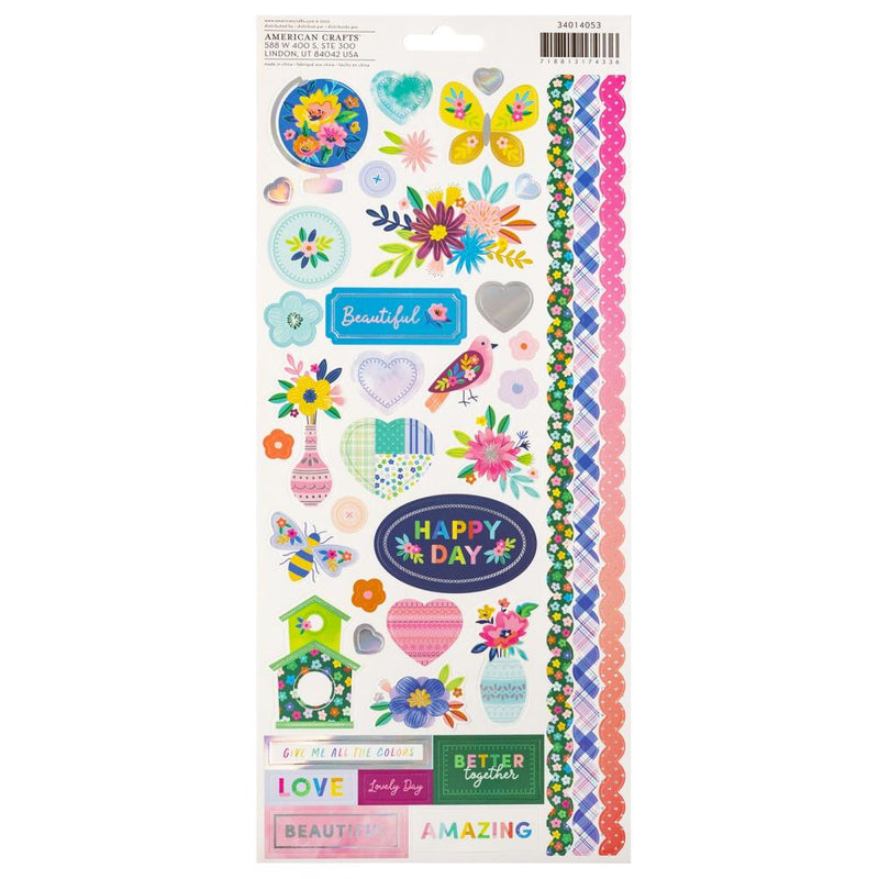 Paige Evans - Blooming Wild - Sticker Sheet