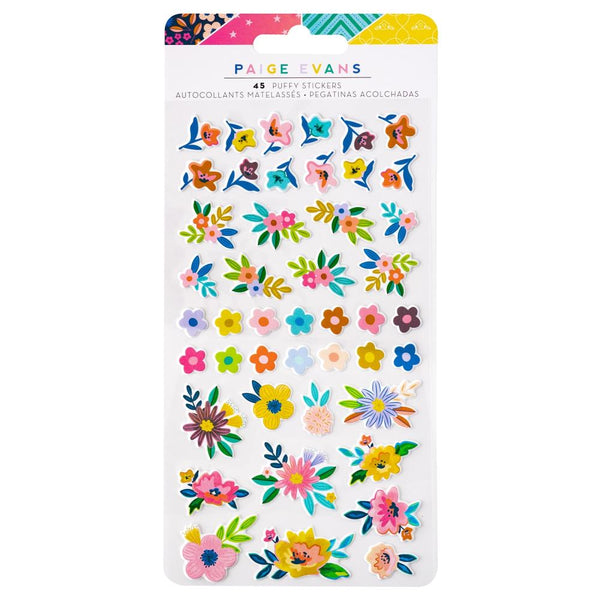 Paige Evans - Blooming Wild - Mini Puffy Stickers