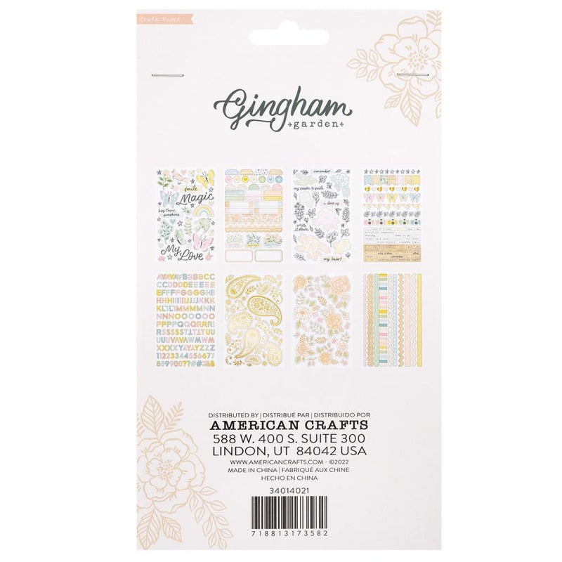 Crate Paper - Gingham Garden - Sticker Book