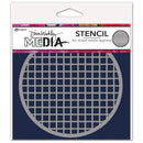 Dina Wakley - Media Stencils 5"X5" - Coasters 1
