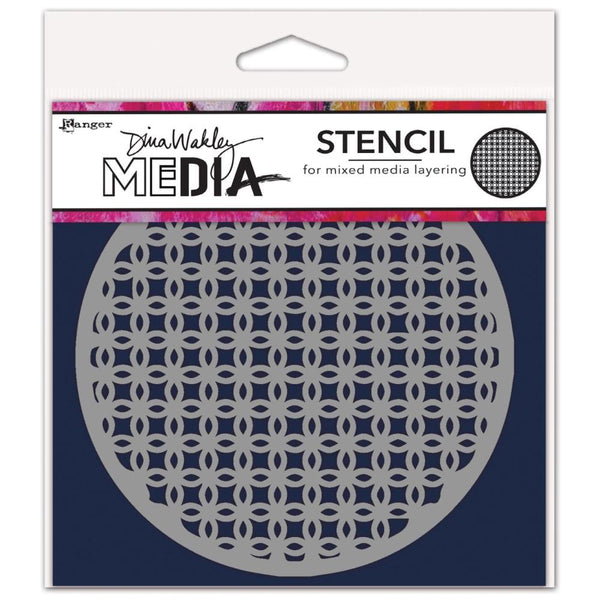 Dina Wakley - Media Stencils 5"X5" - Coasters 4