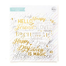 Pinkfresh Studio - Foiled Ephemera Pack - Sentiments 5