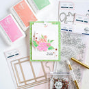 Pinkfresh Studio - Clear Stamp Set 4"X12" - Artistic Dahlia