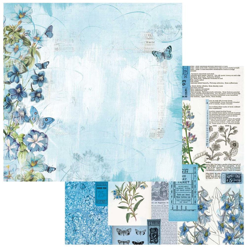 49 And Market - Spectrum Gardenia - Double-Sided Cardstock 12"X12" - Classics - Blue Persuasion