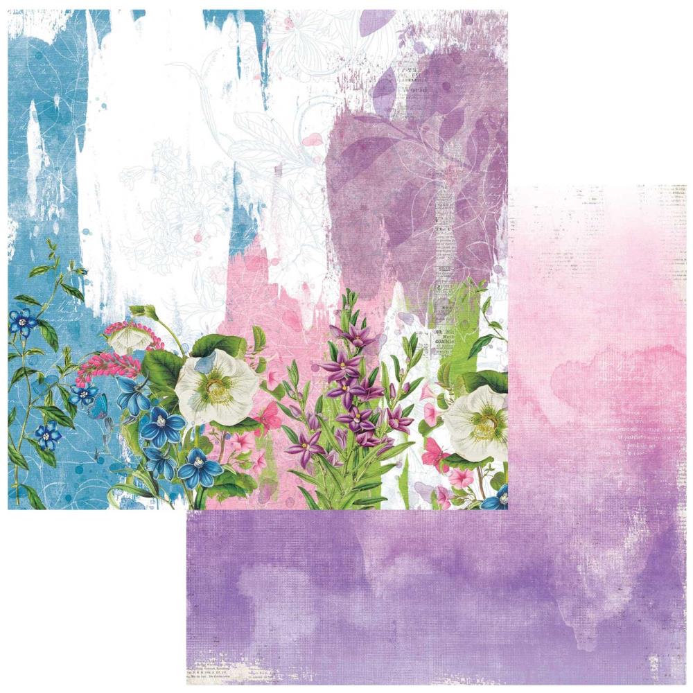 49 And Market - Spectrum Gardenia - Double-Sided Cardstock 12"X12" - Classics - Floral Serenade