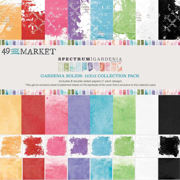 49 And Market - Spectrum Gardenia - Collection Pack 12"X12" - Soilds