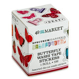 49 And Market - Spectrum Gardenia - Washi Sticker Roll - Butterfly