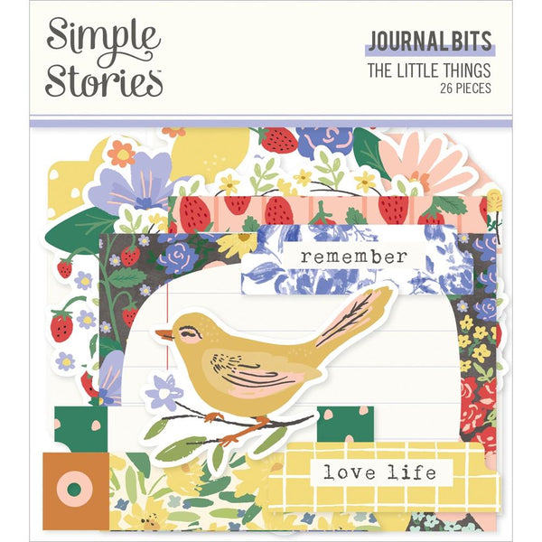 Simple Stories - The Little Things - Bits & Pieces Die-Cuts - Journal