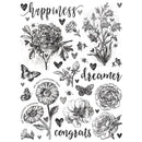 Simple Stories - Simple Vintage Essentials - Rub-Ons - Botanicals