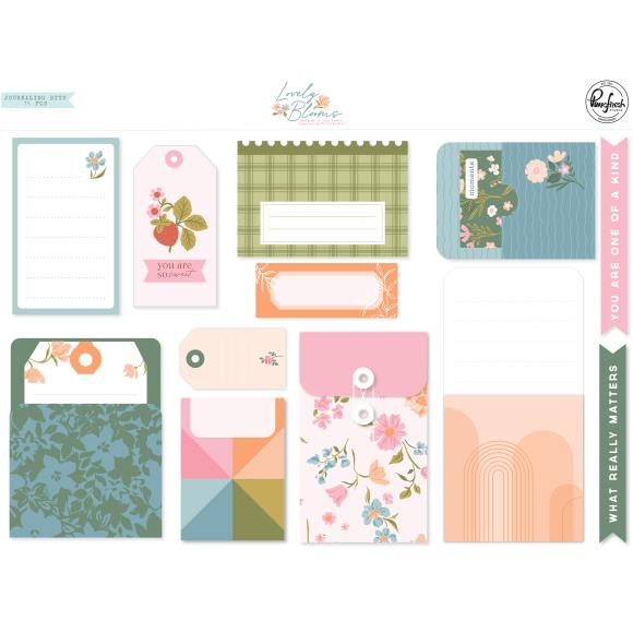 Pinkfresh Studio - Lovely Blooms - Journaling Bits