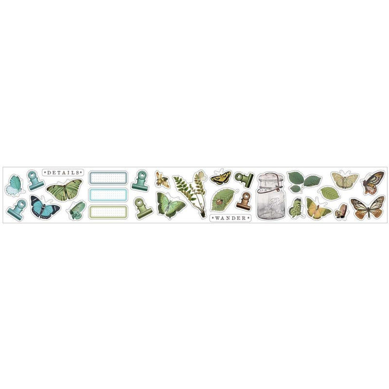 49 And Market - Nature Study - Washi Sticker Roll - Wings