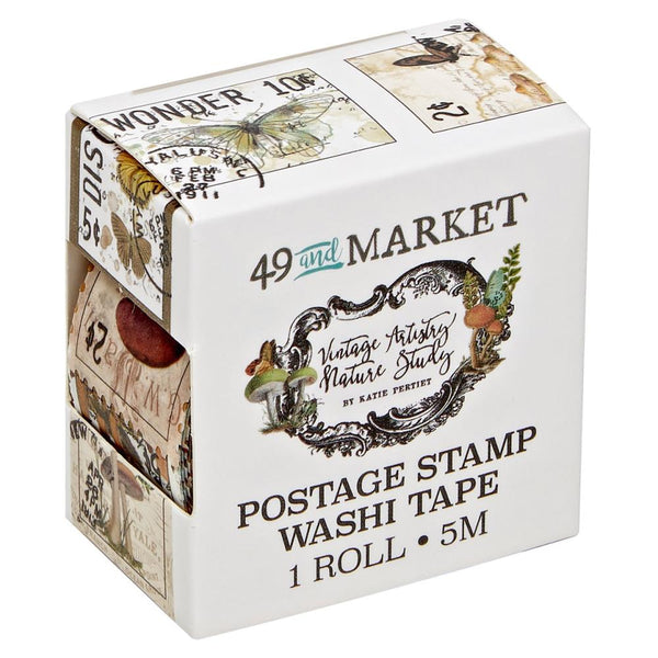 49 And Market - Nature Study - Postage Washi Tape Roll