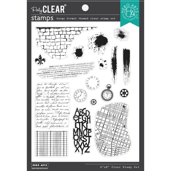 Hero Arts - Clear Stamps 6"X8" - Mixed Textures