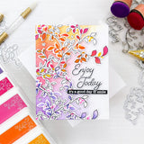 Pinkfresh Studio - Stencils 4.25"X5.25" - Delicate Foliage