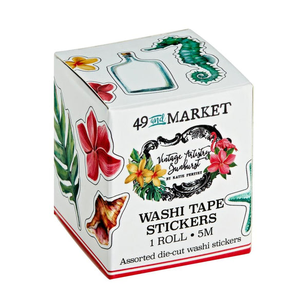 49 And Market - Vintage Artistry Sunburst - Washi Tape Roll
