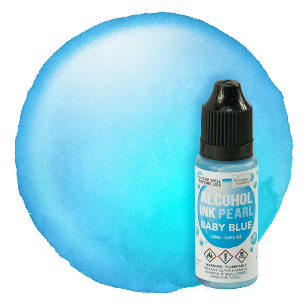 Couture Creations - Alcohol Ink 12ml - Tranquil / Baby Blue Pearl