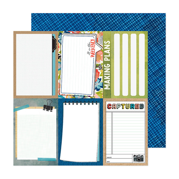 Vicki Boutin - Print Shop - 12 x 12 Double Sided Paper - 4 x 6 Journal Cards