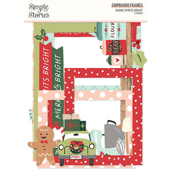 Simple Stories - Baking Spirits Bright - Chipboard Frames