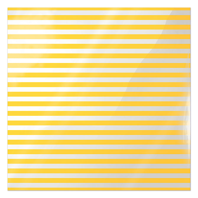 We Are Memory Keepers - 12X12 ACETATE YELLOW STRIPE